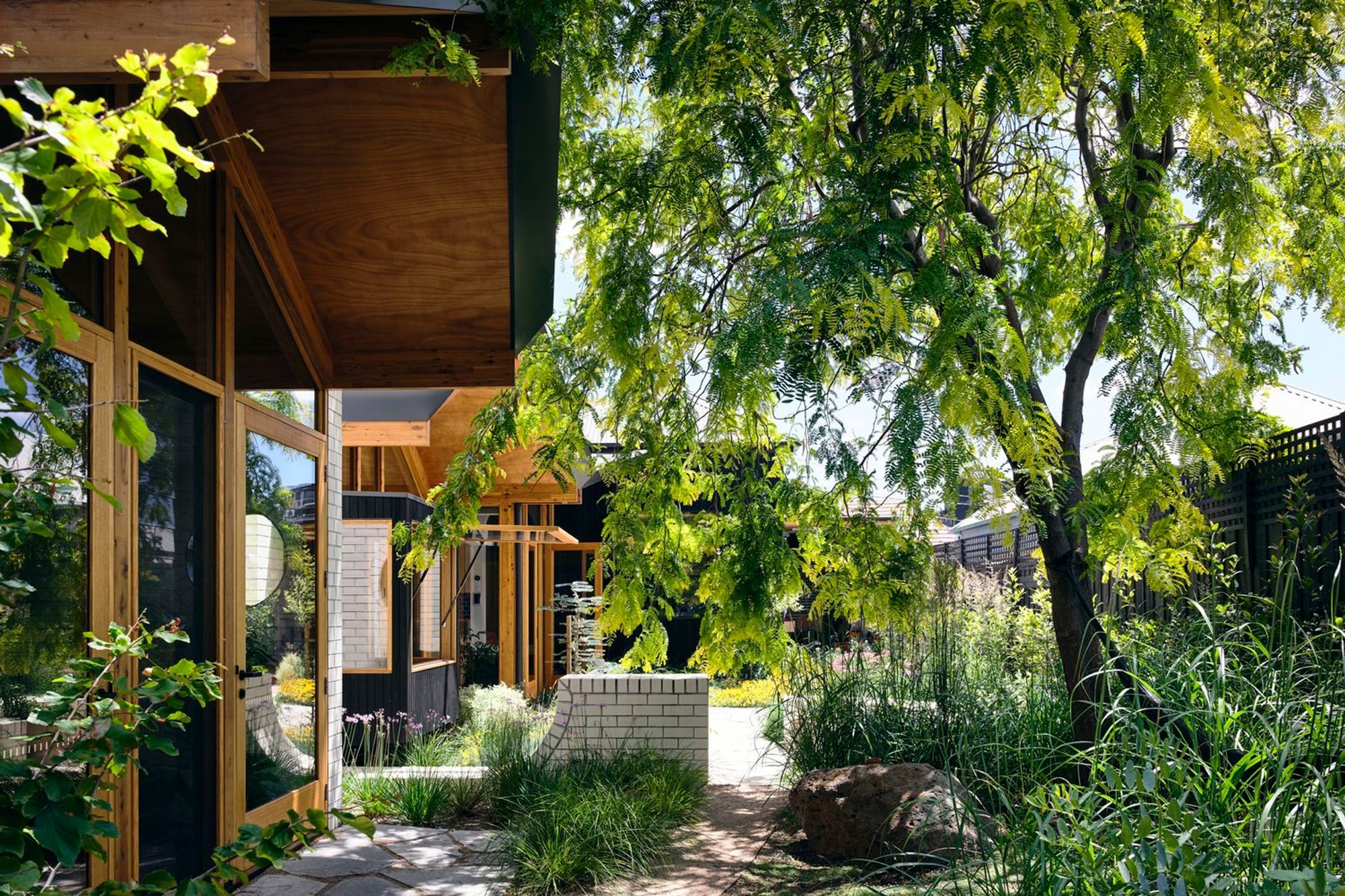 Honey Locust Garden