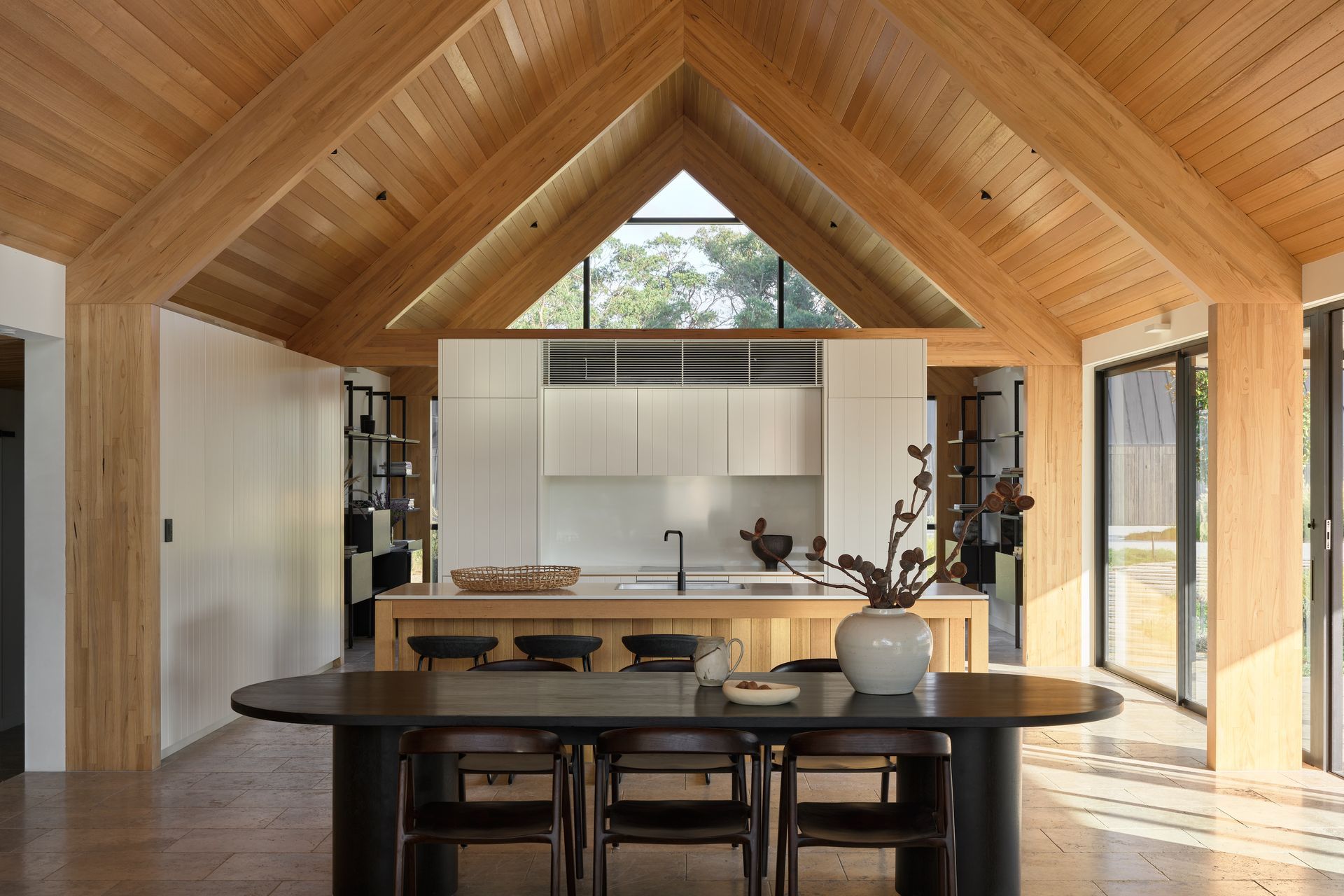 Silver Ash Premium Travertine Tumbled | Mallinger Constructions | Andrew Donaldson Architecture & Design | Crystal Pools | Rolling Stone Landscapes