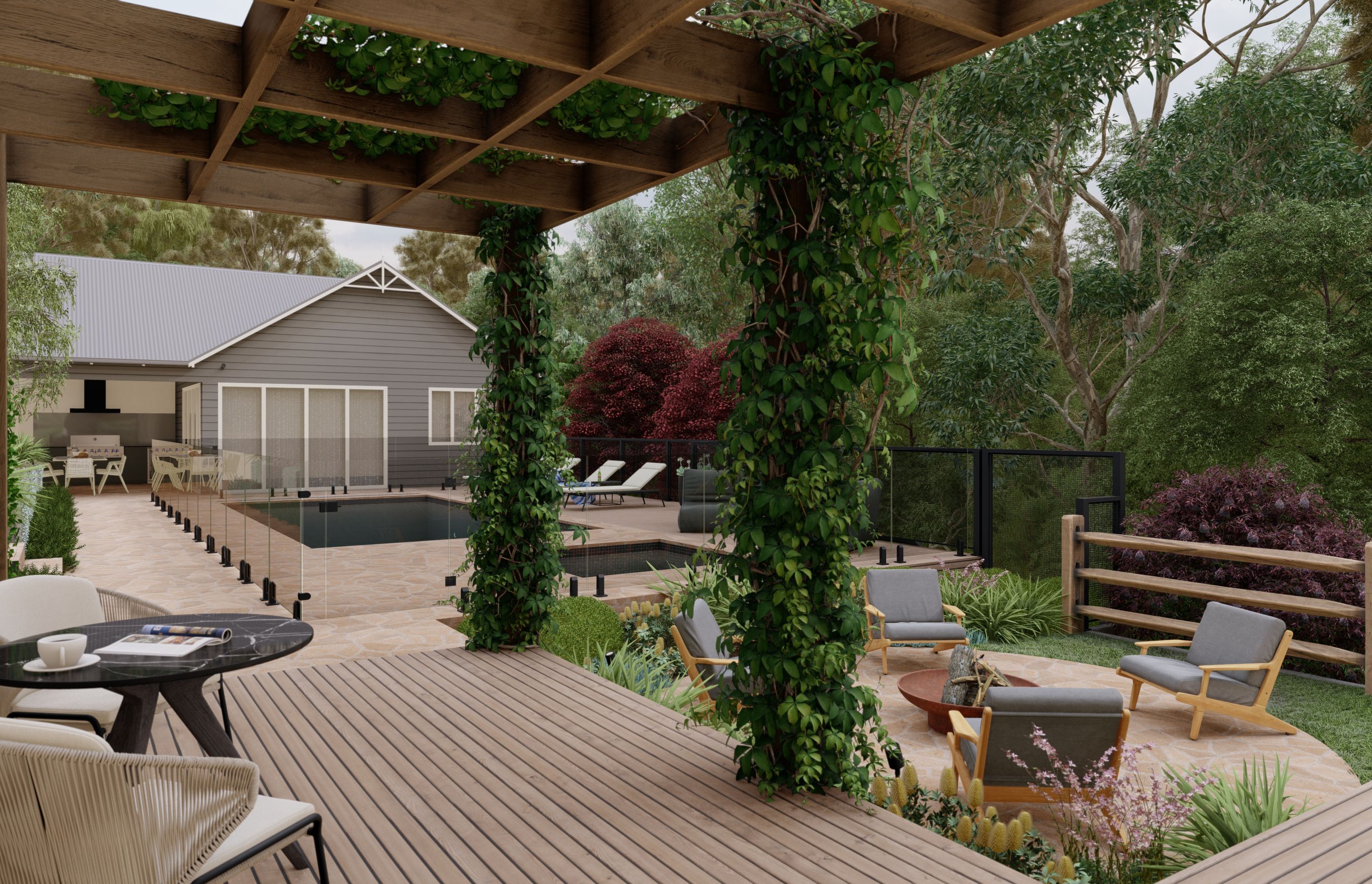 3D Renders: Anthony Scott | Backyard design ideas