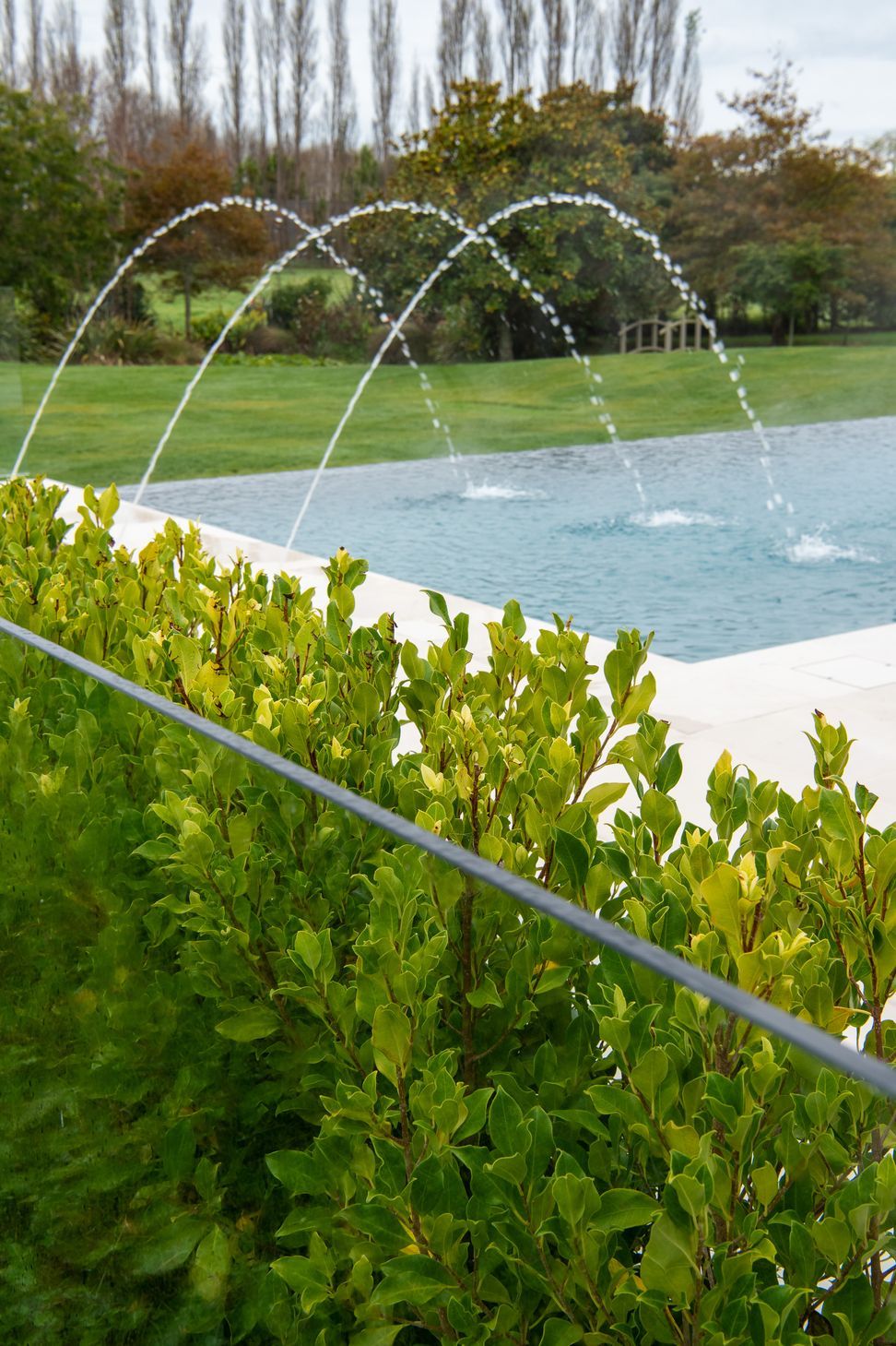 The Cooke Water Jets can be controlled variably via the Pool &amp; Spa automation system