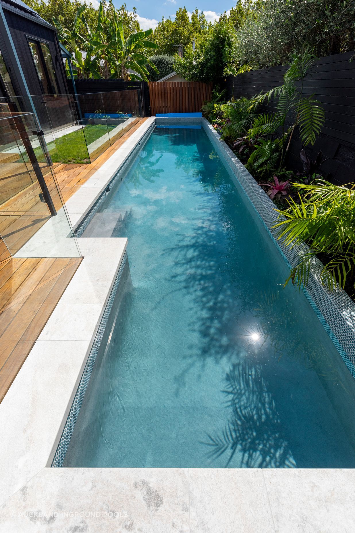 Lap Pool Westmere - featuring Jewels 4 Pools Ultra Pool Render in 'OPAL'