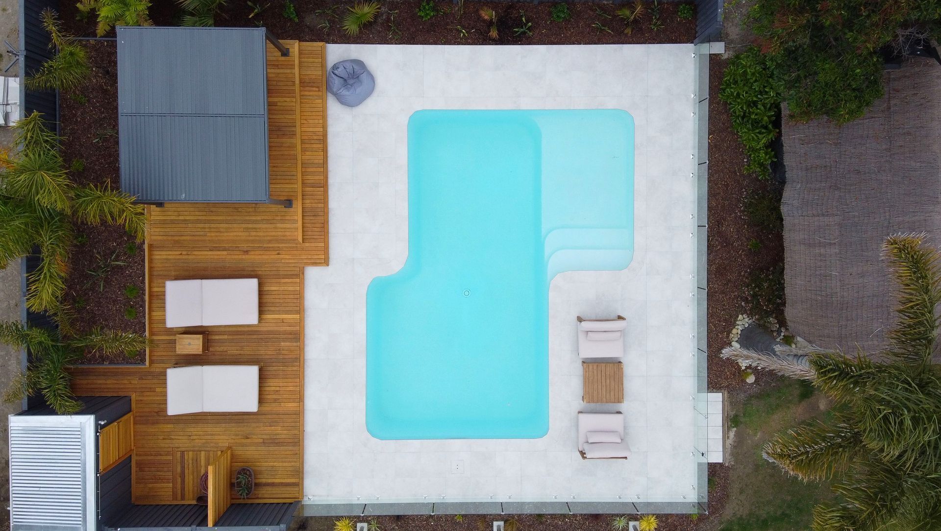 Mangateretere, Pool Area banner
