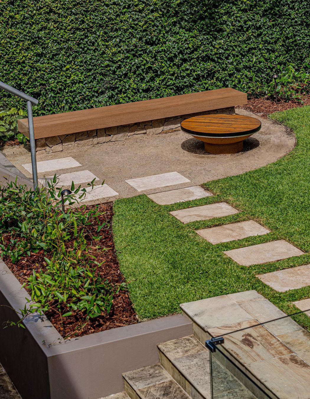 Cotswold Wall Cladding | Classic Travertine | Branch Out Landscape Design | Outdoor Residential