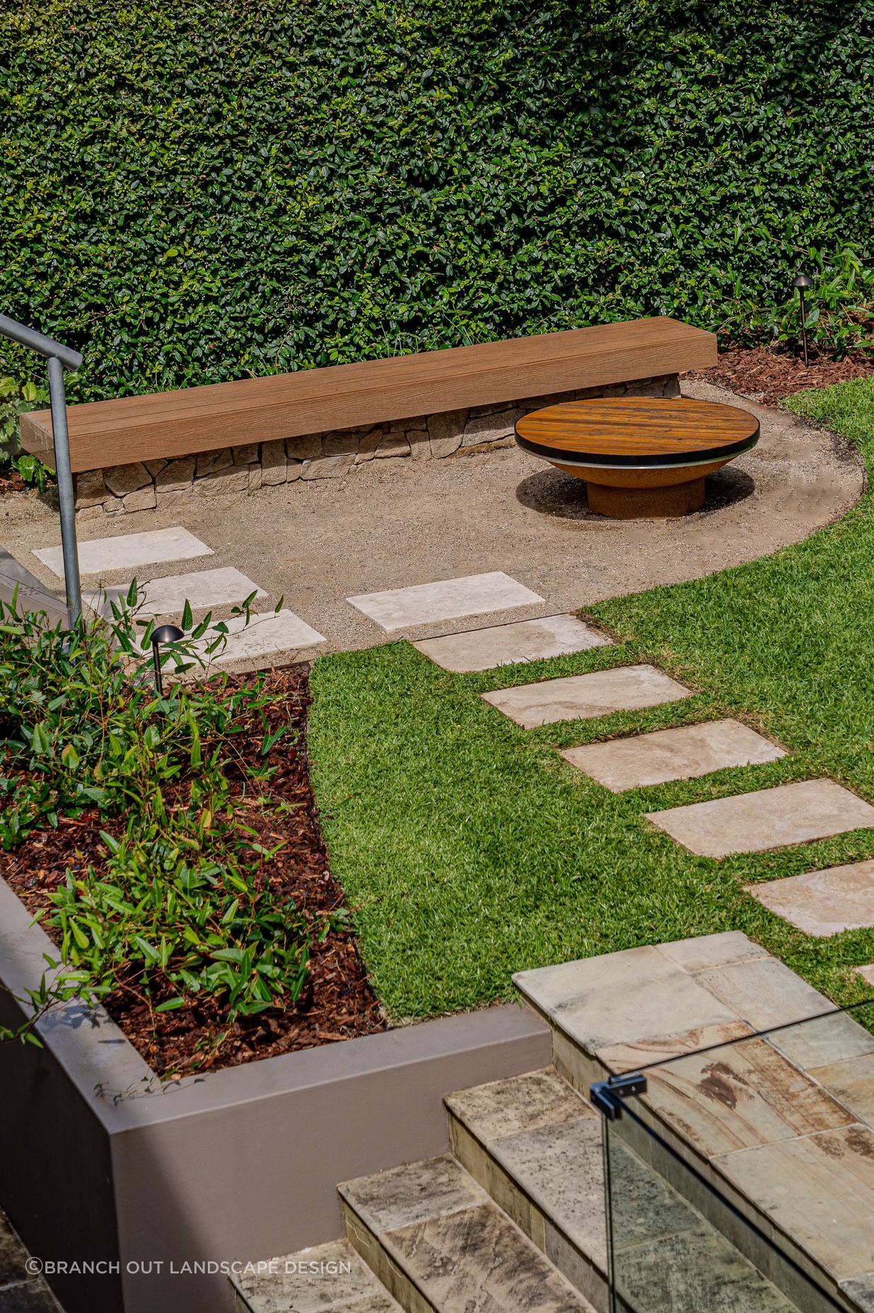 Cotswold Wall Cladding | Classic Travertine | Branch Out Landscape Design | Outdoor Residential