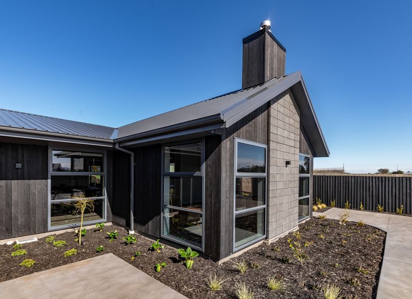 Charred Accoya : Timber Cladding with a unique finish