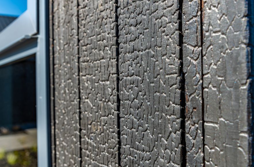 Charred Accoya : Timber Cladding with a unique finish