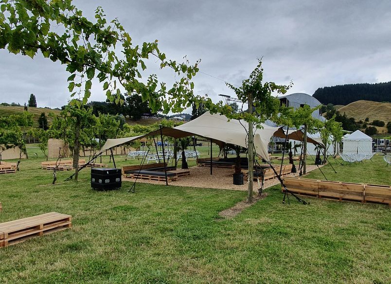 Rhythm & Vines VIP section