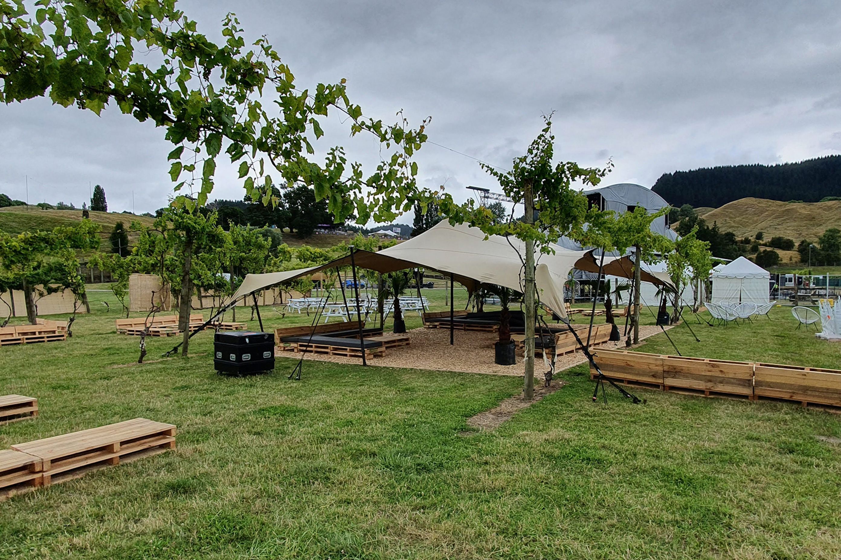 Rhythm &amp; Vines VIP section