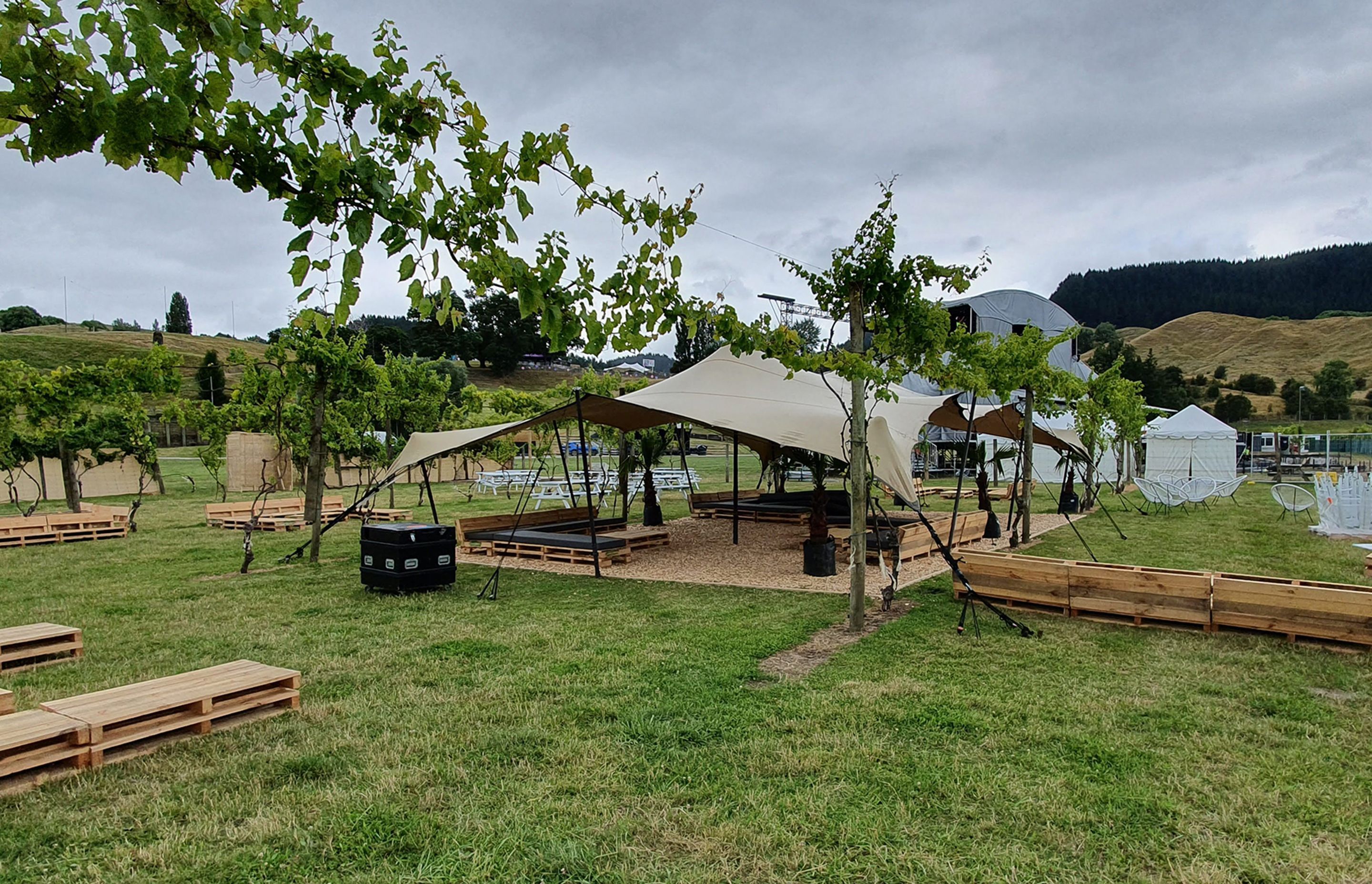 Rhythm &amp; Vines VIP section