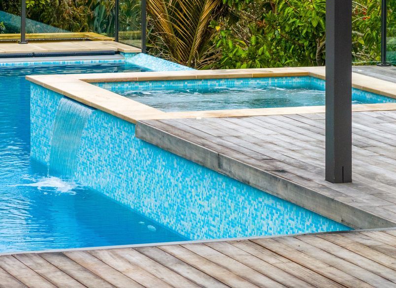 Multi-zoned Pool for active family Living