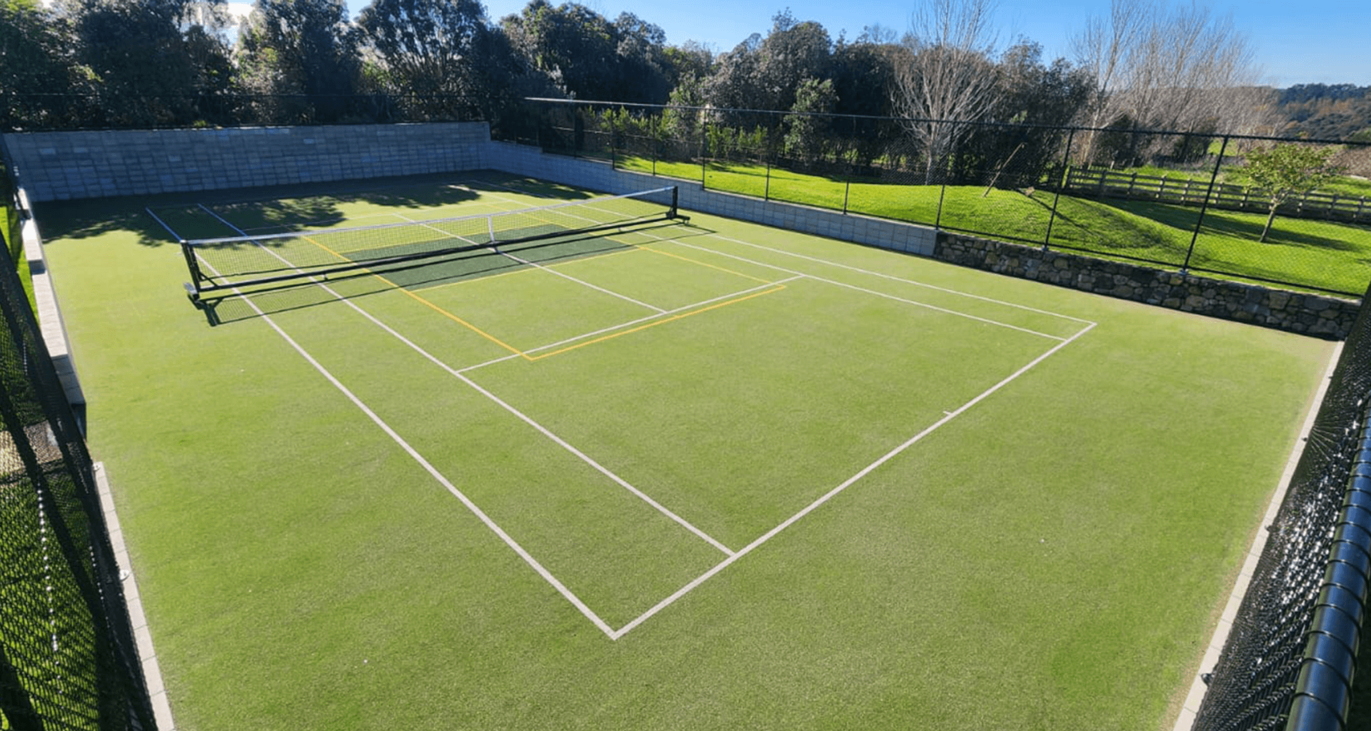 Serving Excellence: A Private Tennis Court Transformation in Matakana banner