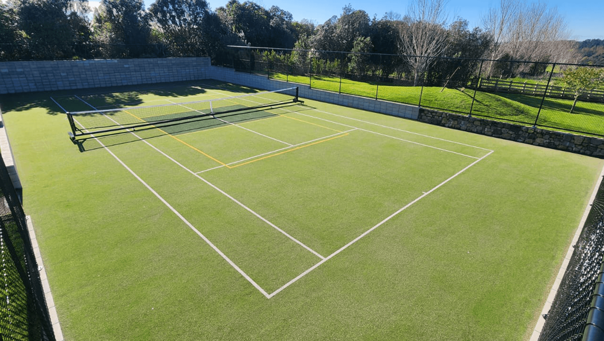 Serving Excellence: A Private Tennis Court Transformation in Matakana banner