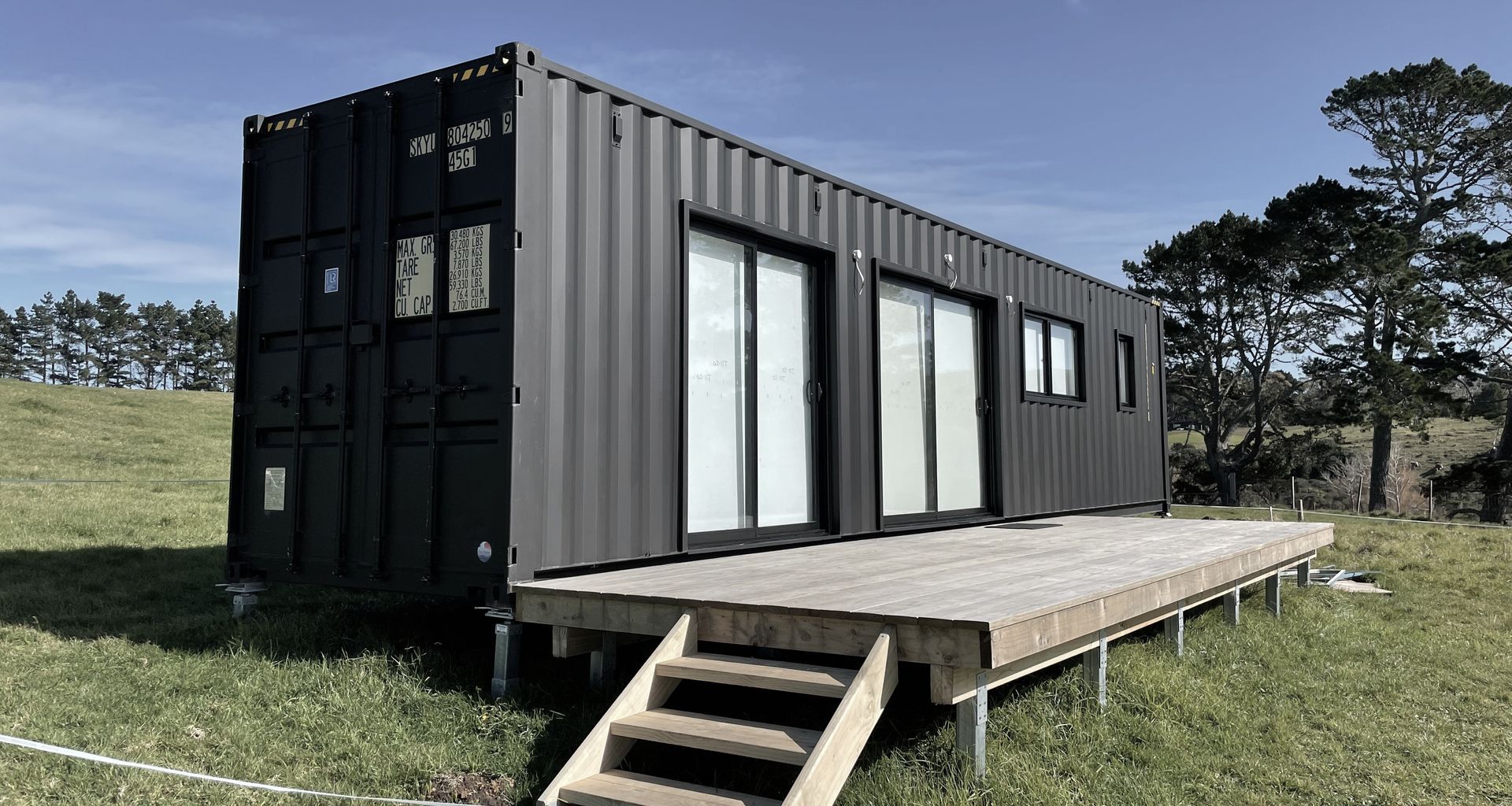 Container Home Footings banner