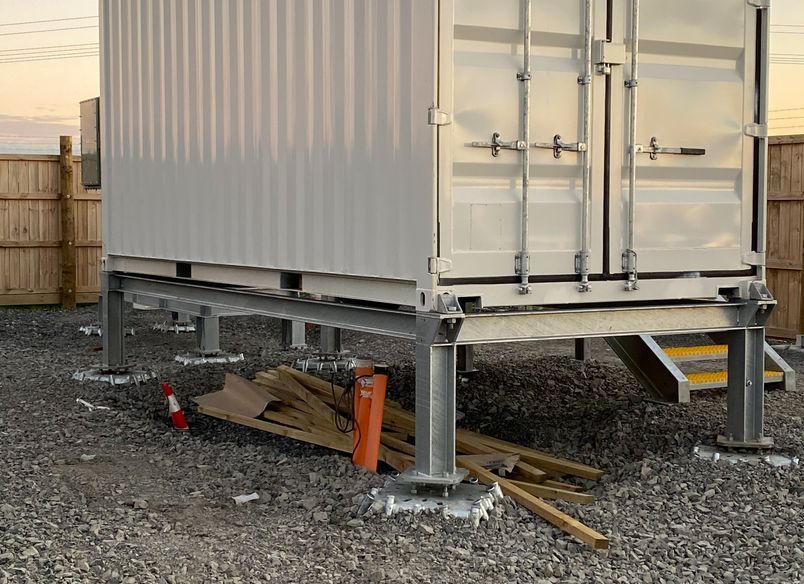 Temp Power Station Footings