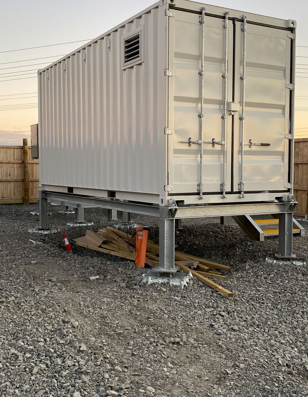 Temp Power Station Footings