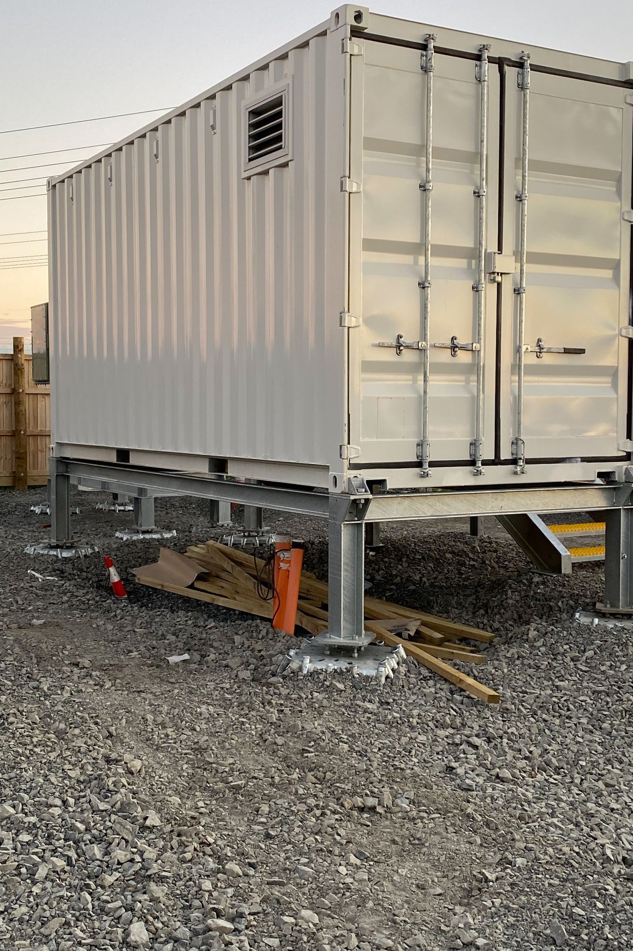 Temp Power Station Footings