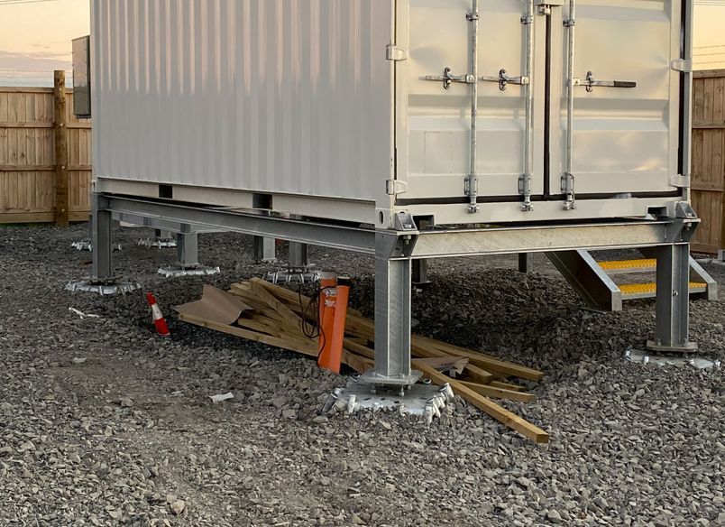 Temp Power Station Footings