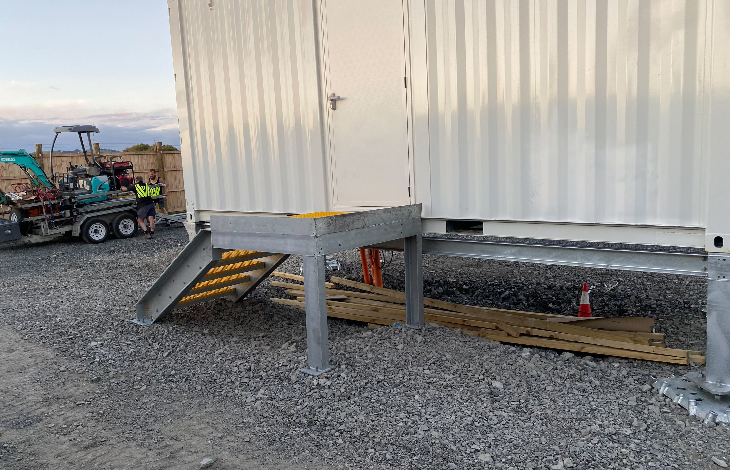 Temp Power Station Footings