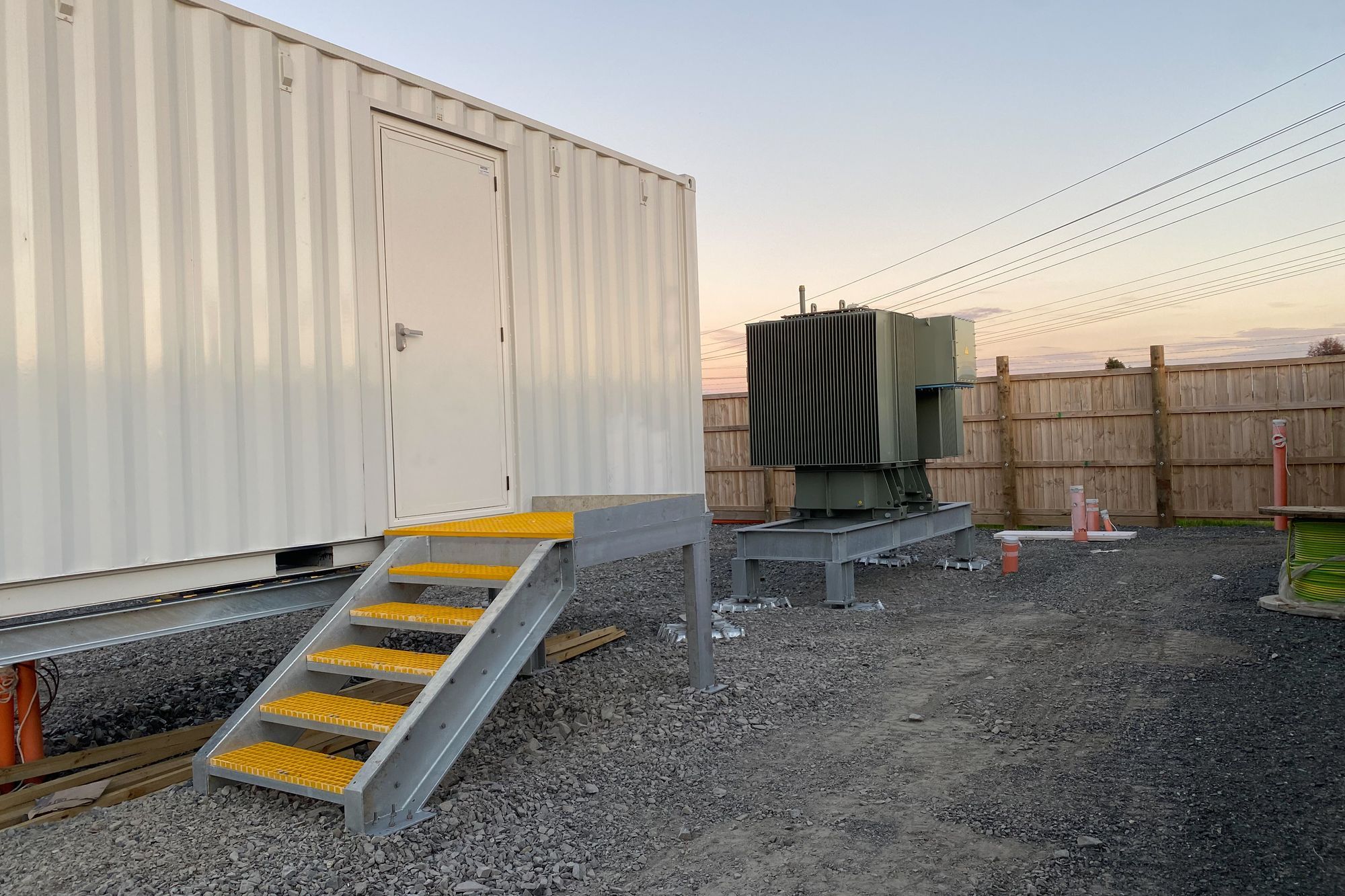 Temp Power Station Footings