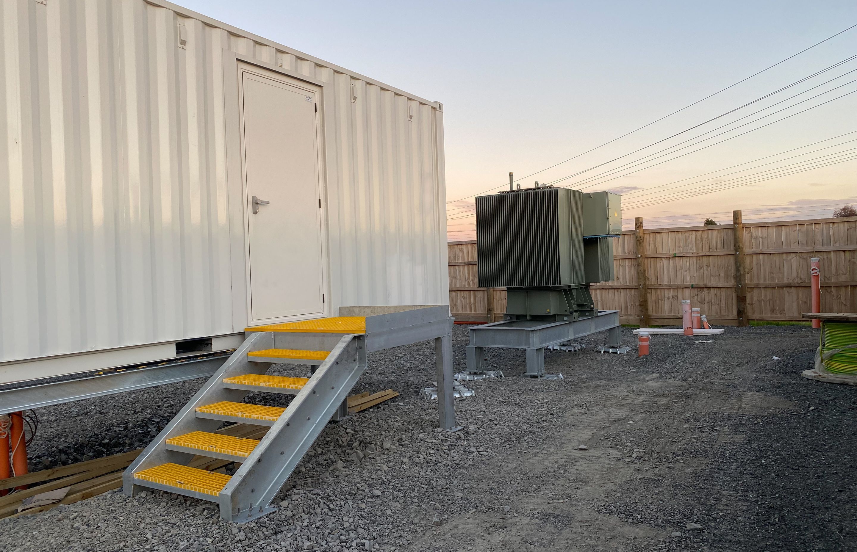 Temp Power Station Footings