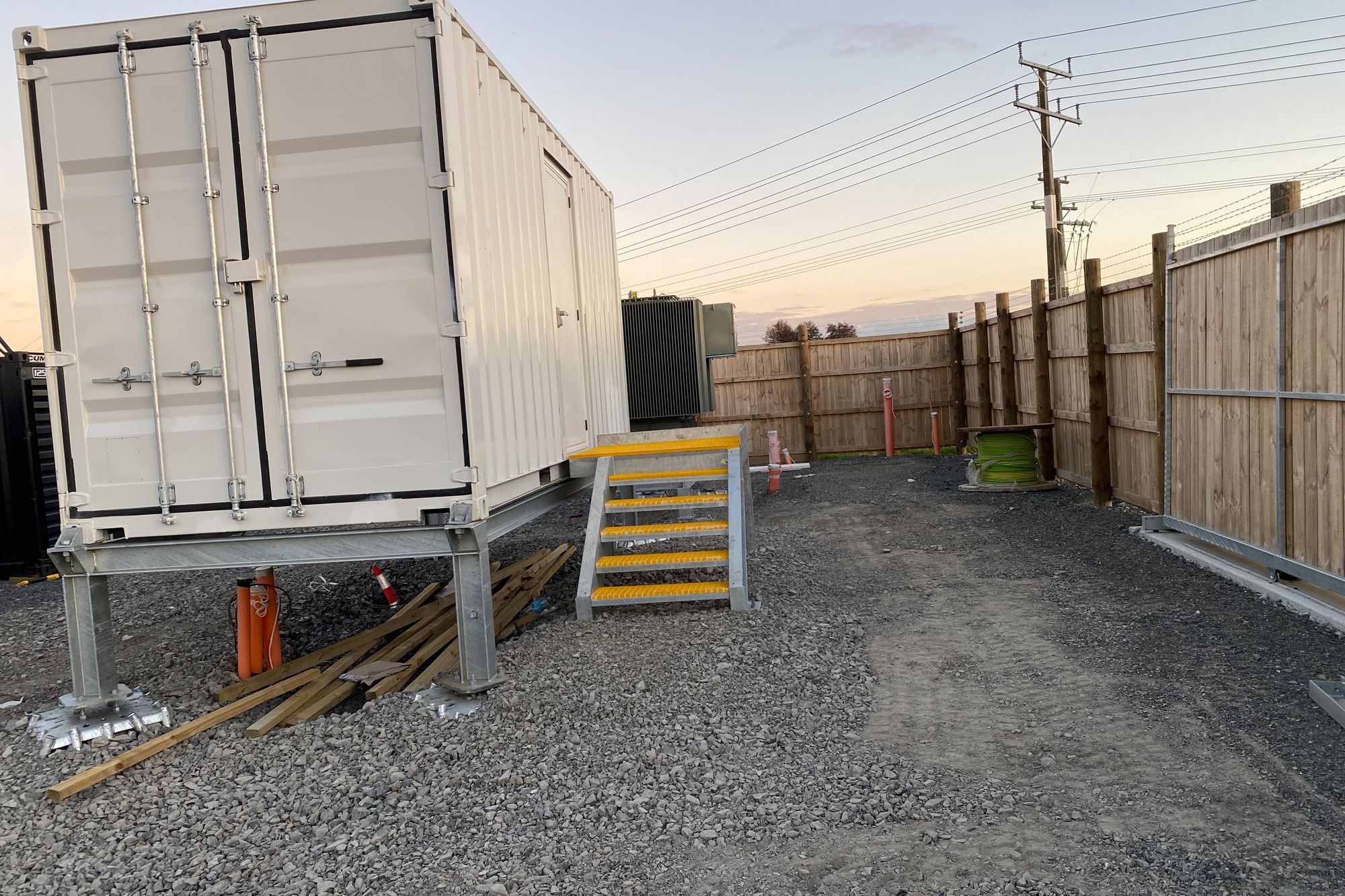 Temp Power Station Footings