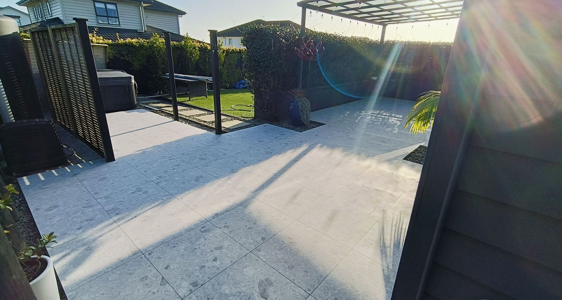 Damn Good Tiling - Outdoor Patio banner