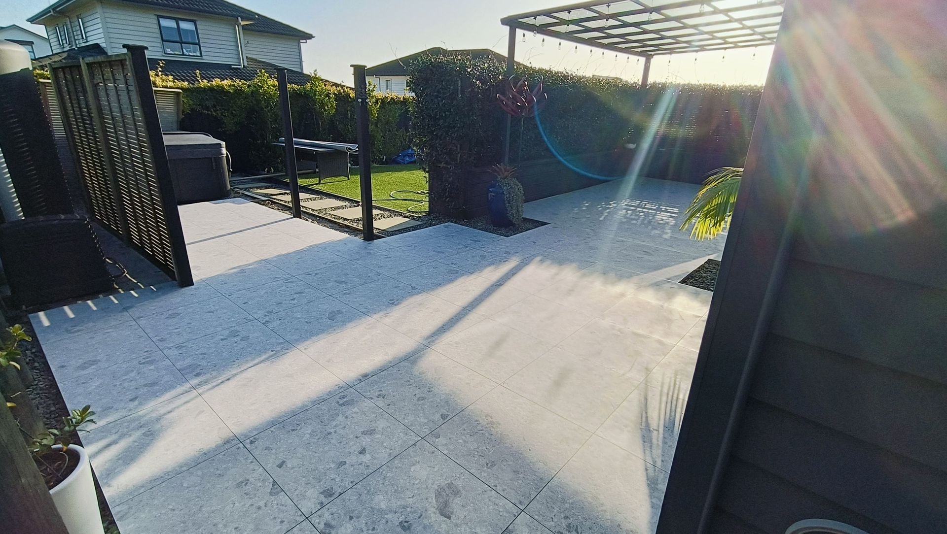 Damn Good Tiling - Outdoor Patio banner