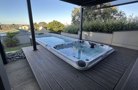 Passion Swim Spa install