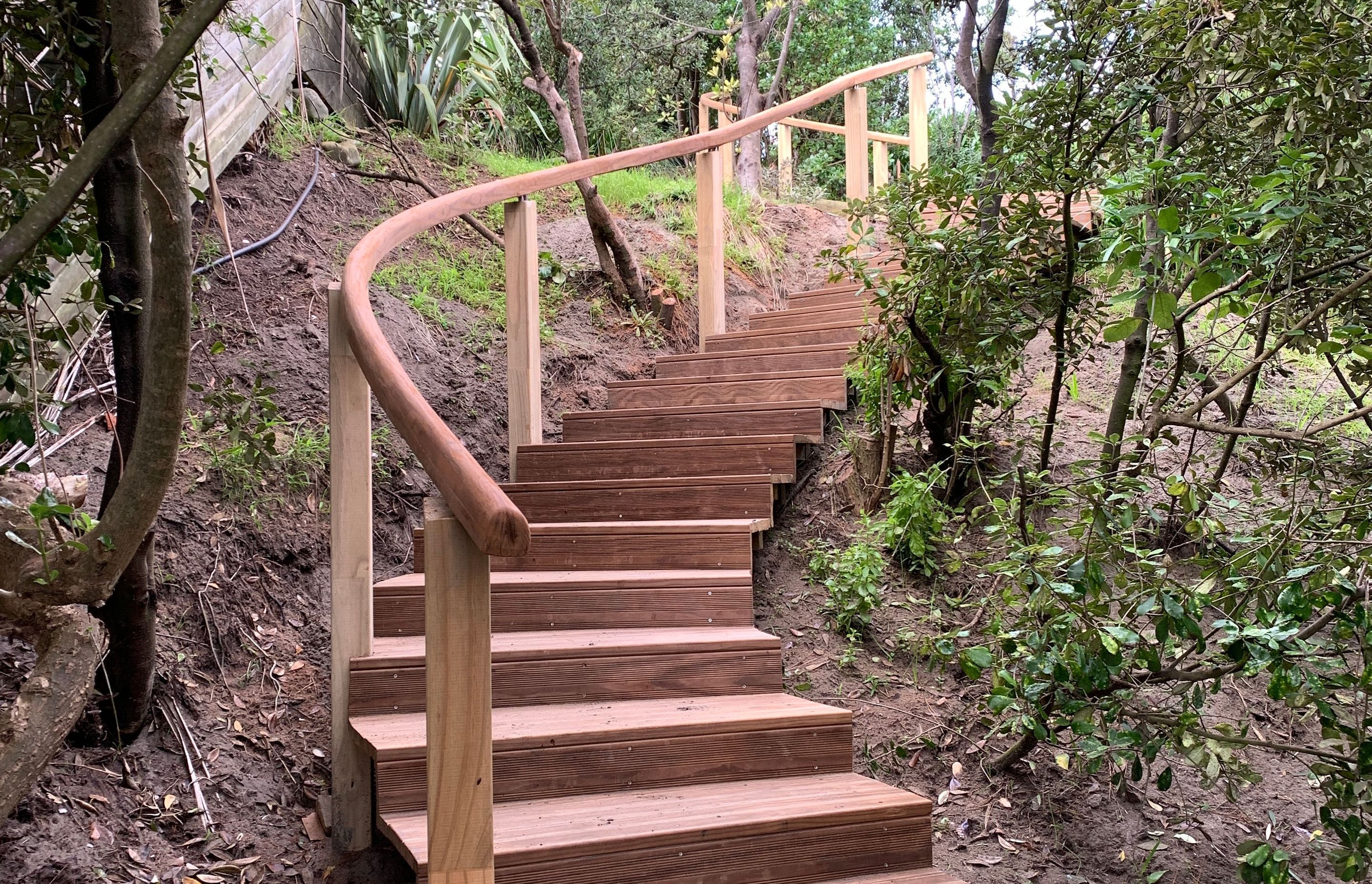 Raumati Beach - Curved Steps