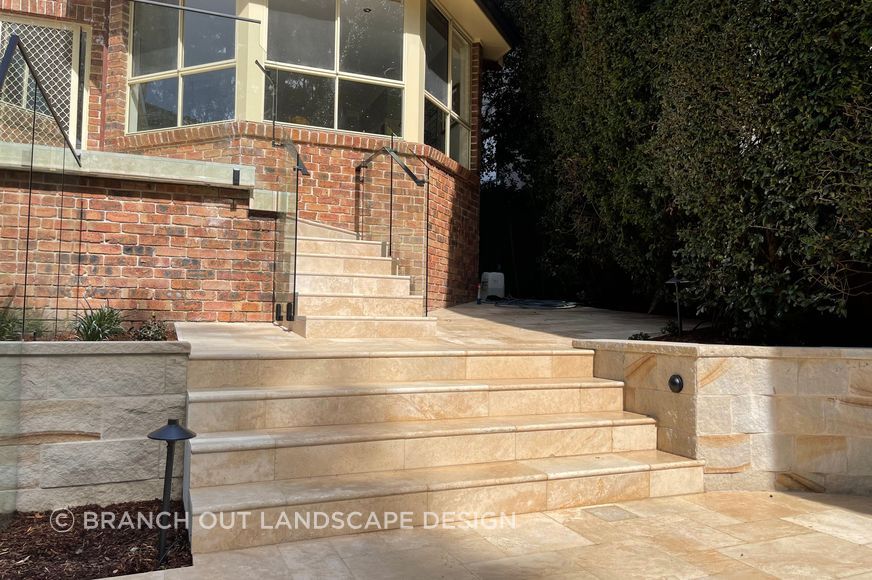 First Choice Classic Travertine | Branch Out Landscape Design | Outdoor Residential