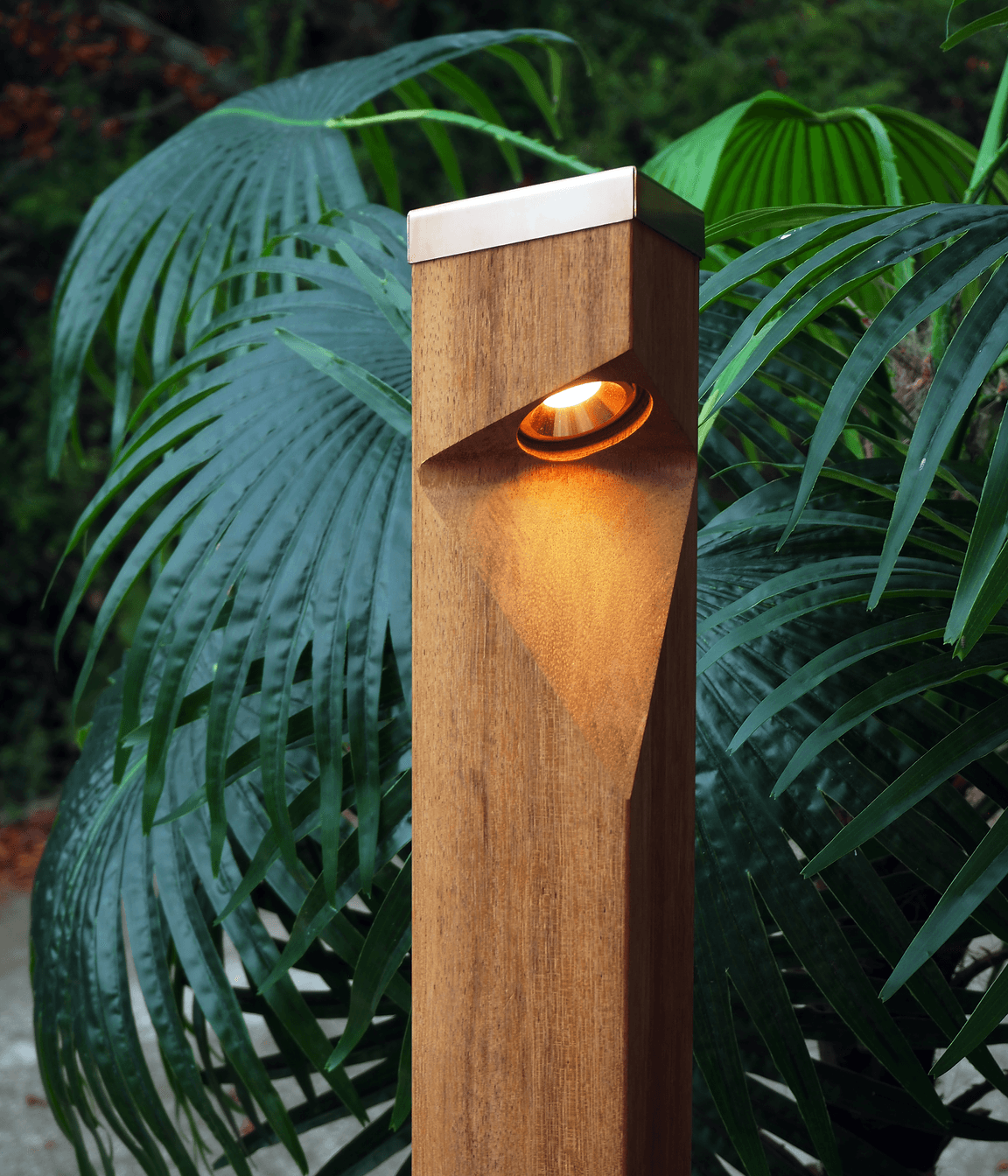 A new range of beautiful hardwood Bollards by Switch Lighting