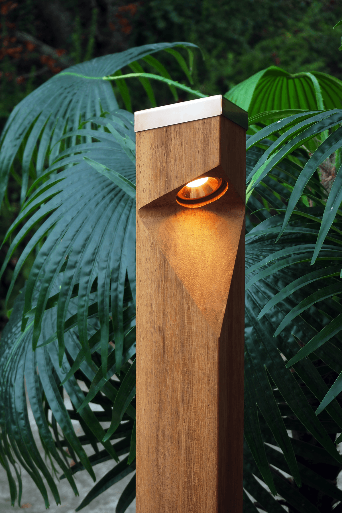 A new range of beautiful hardwood Bollards by Switch Lighting