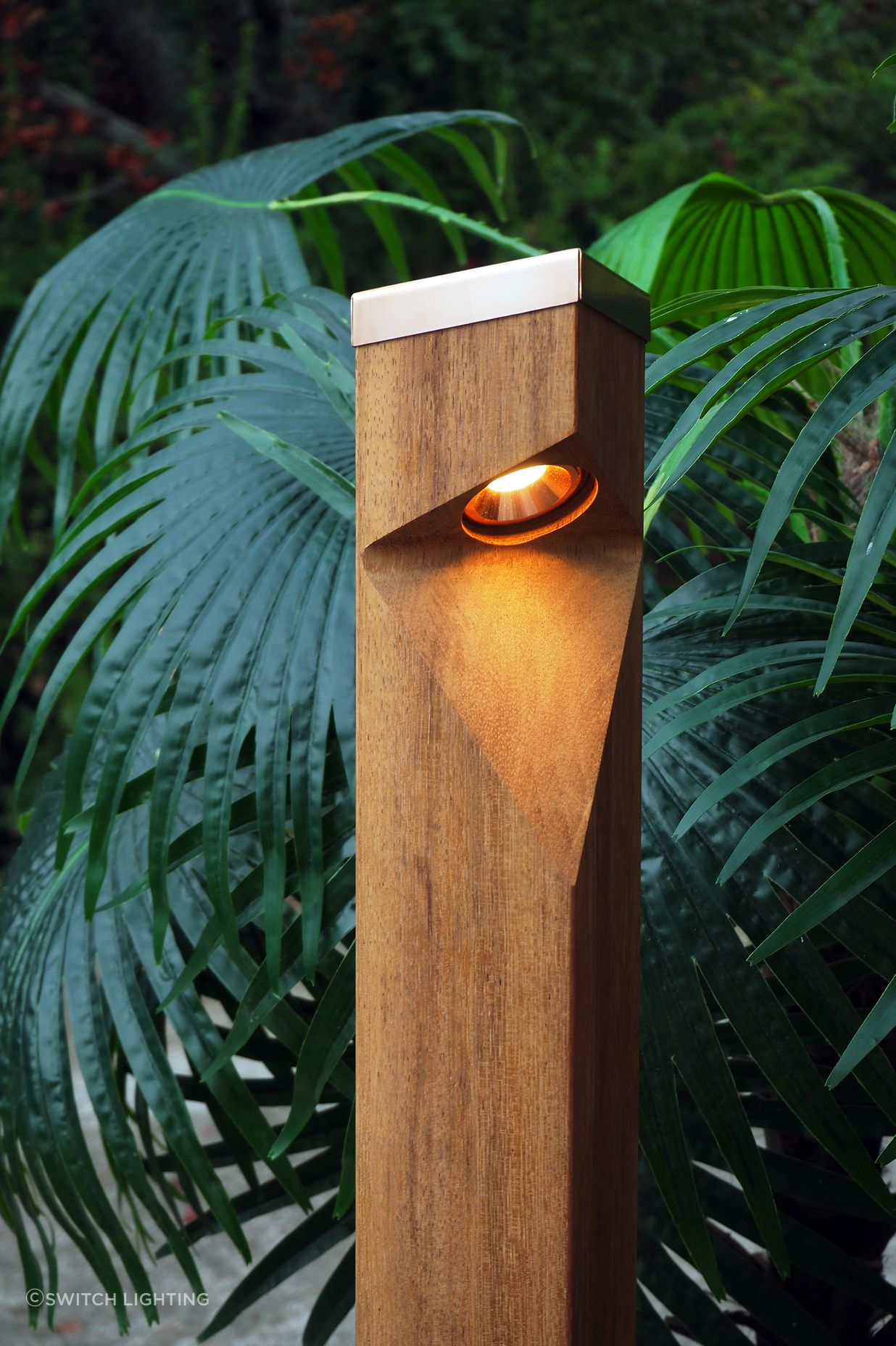 A new range of beautiful hardwood Bollards by Switch Lighting