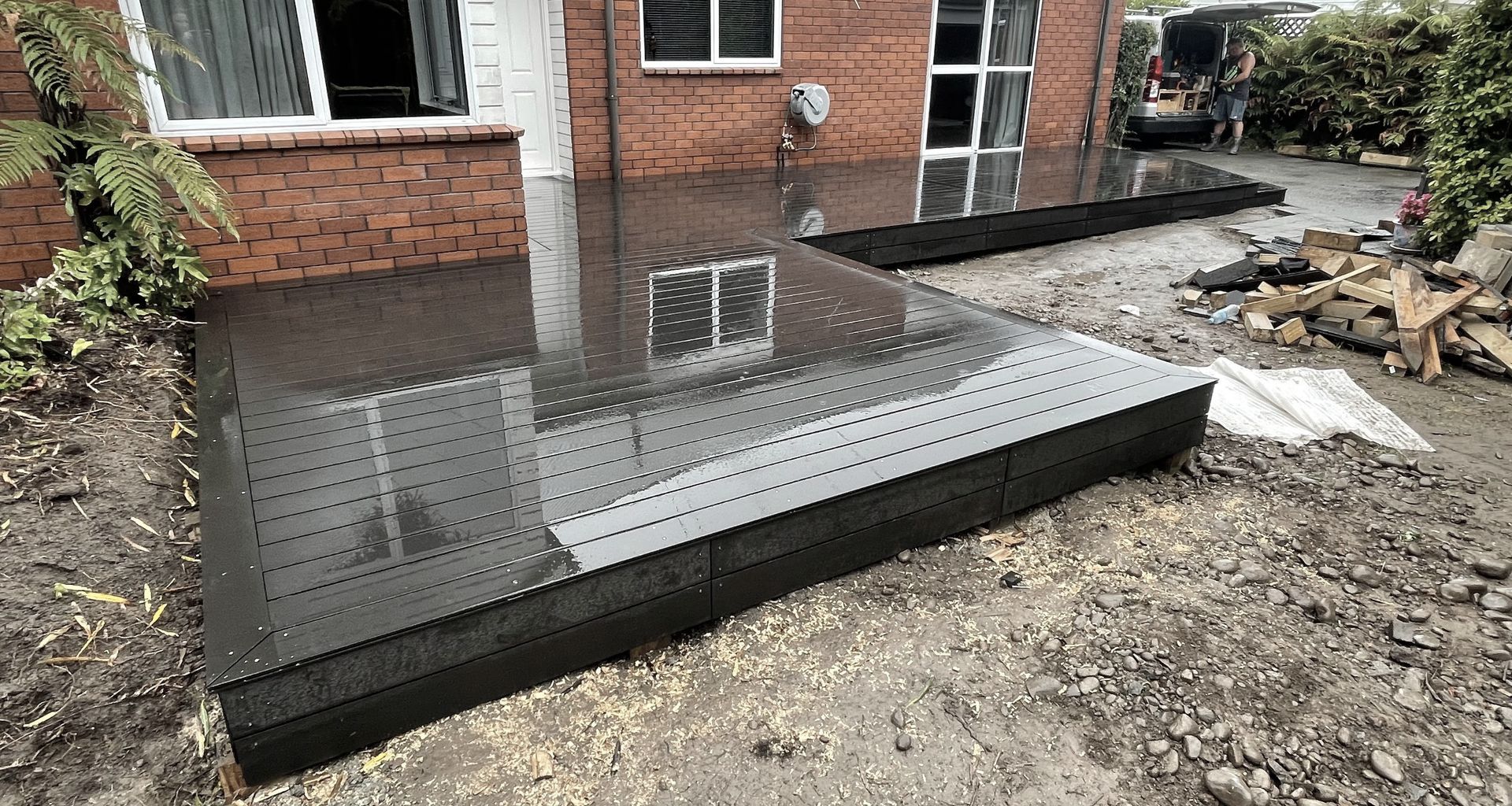 New composite deck banner