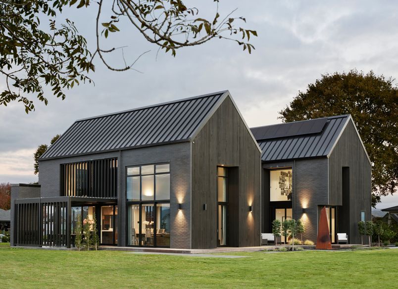 Sleek Black Louvres