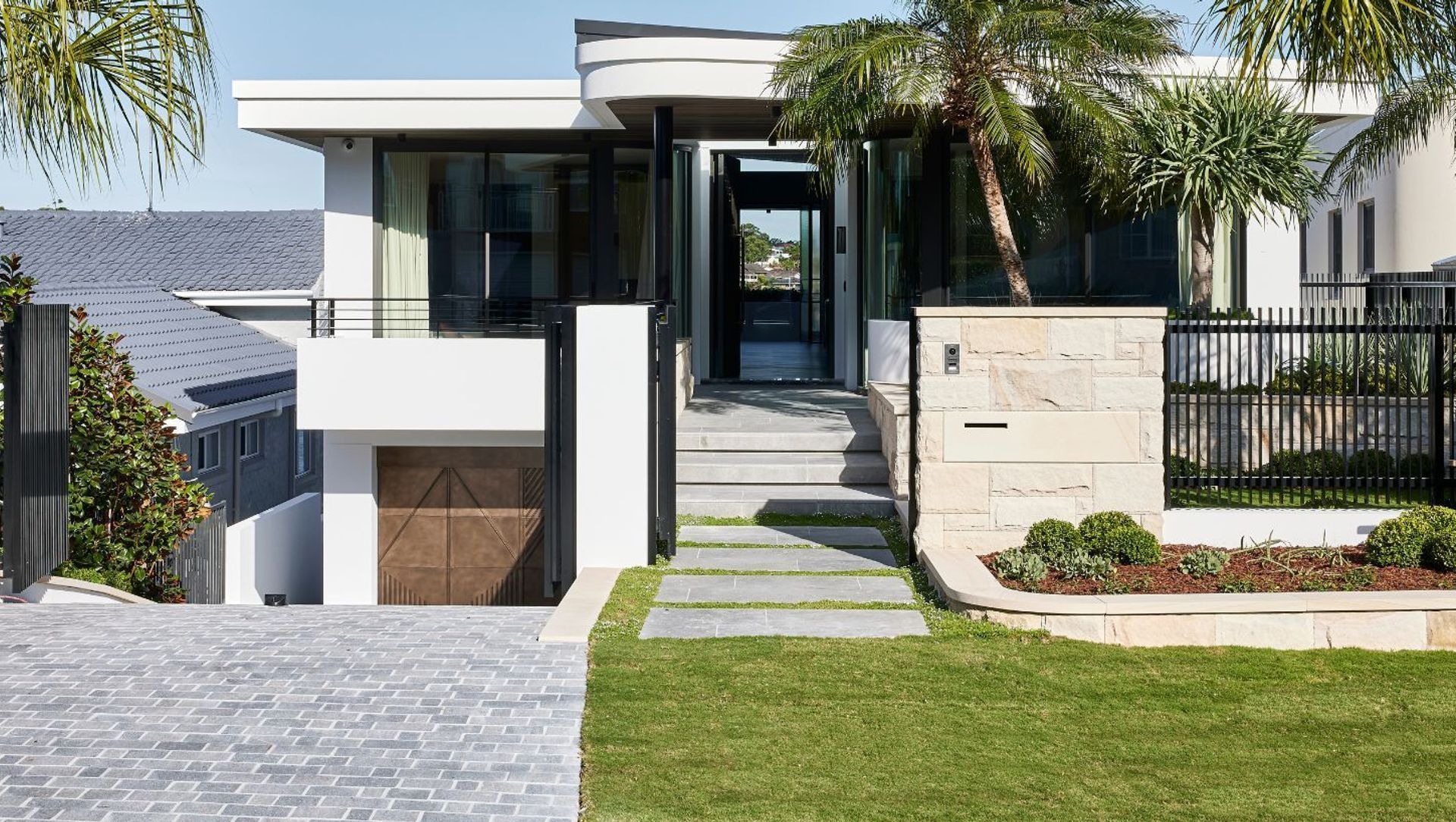 Two-Tone Porphyry Cobblestones | EB Interiors | Innovate Architects | Ben Richardson Building