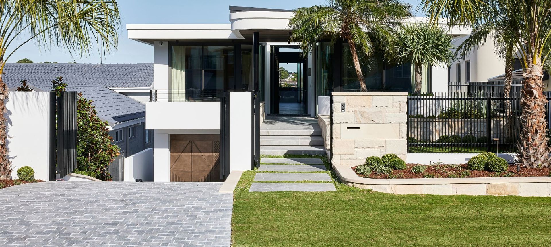 Two-Tone Porphyry Cobblestones | EB Interiors | Innovate Architects | Ben Richardson Building
