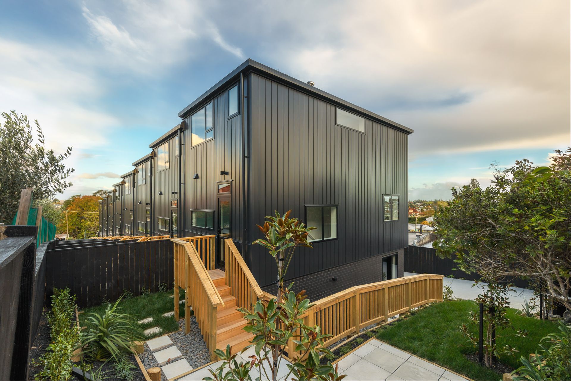 8 Terraced House Development on a Complex Site