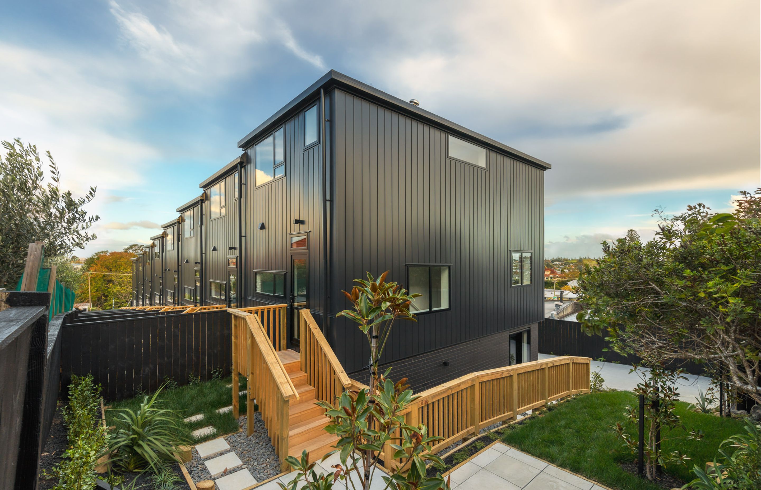 8 Terraced House Development on a Complex Site