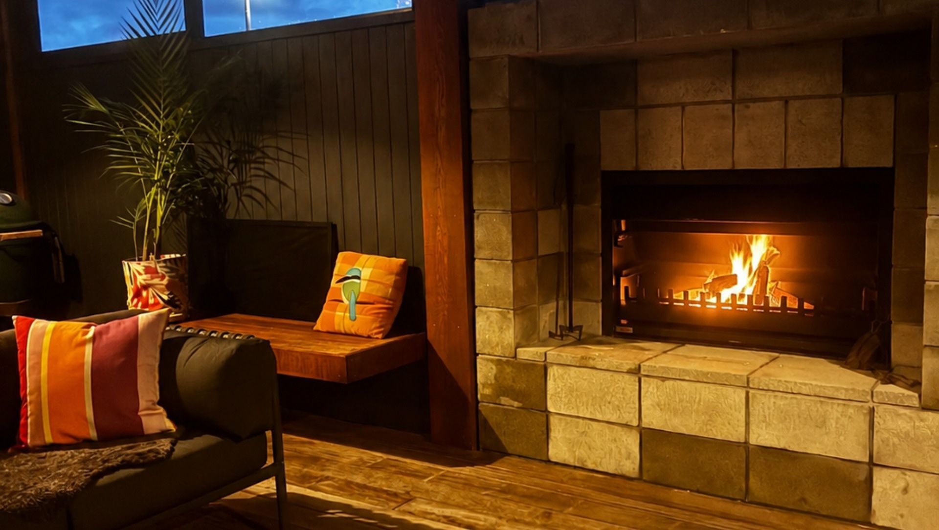 New Build with Outdoor Fireplace banner