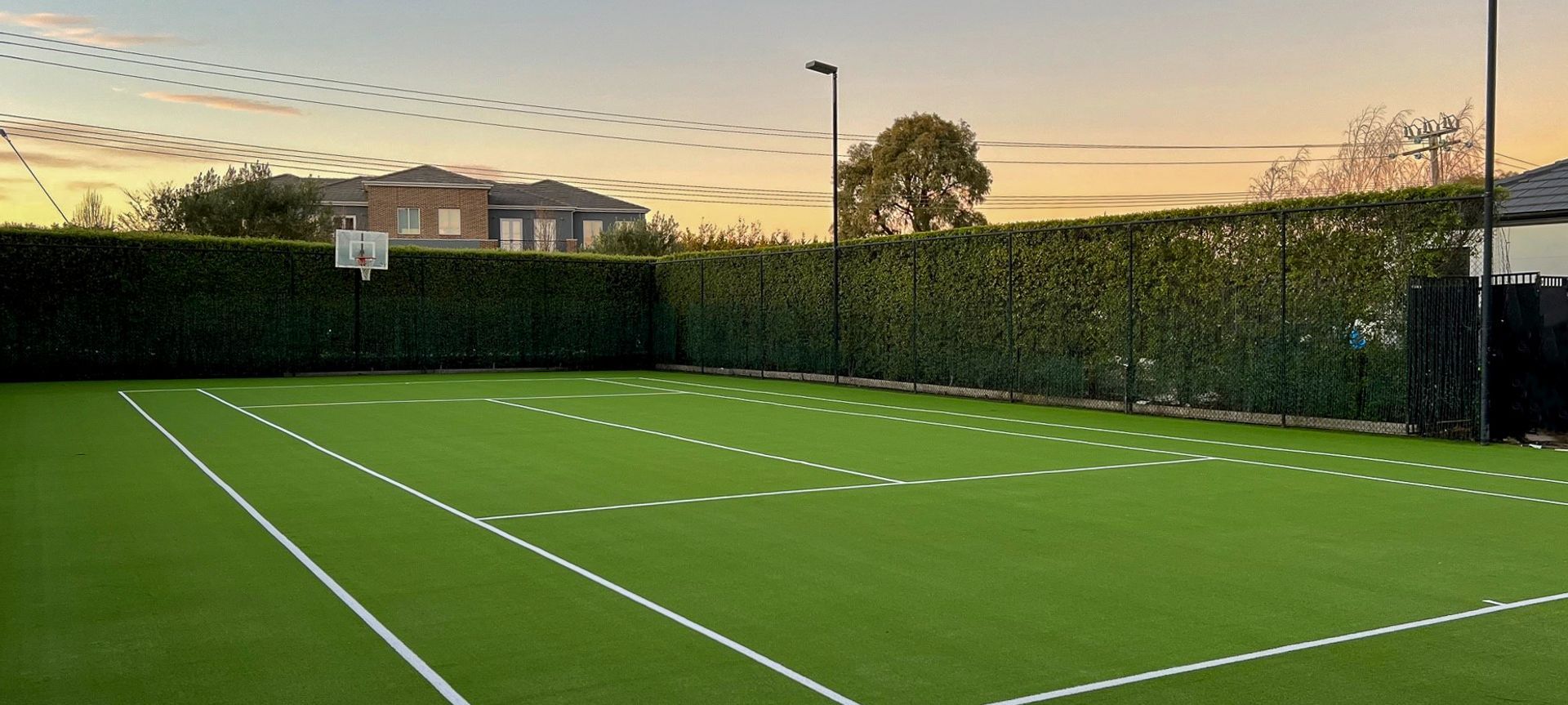 Collective Group Tennis Court banner