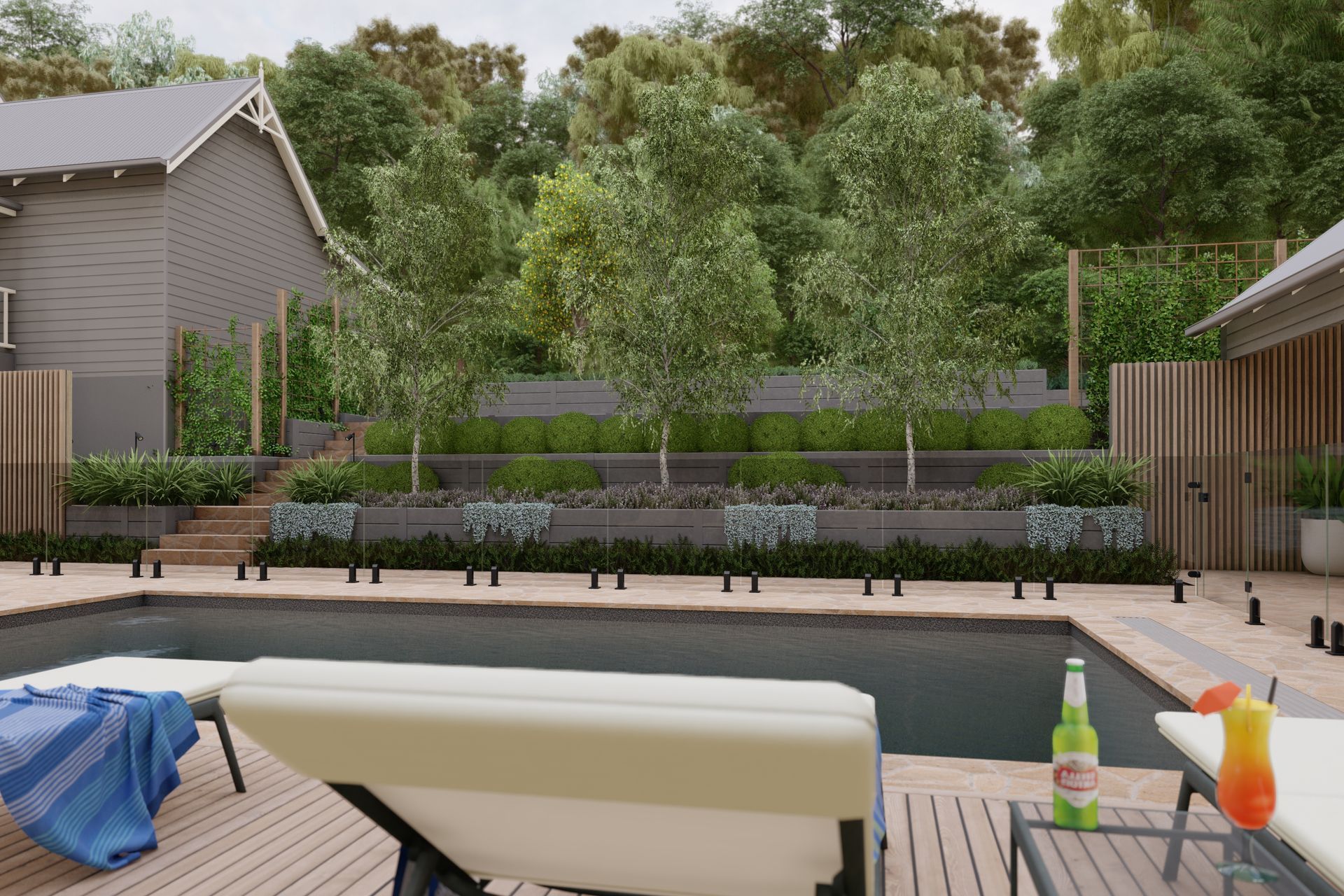 3D Renders: Anthony Scott | Pool design
