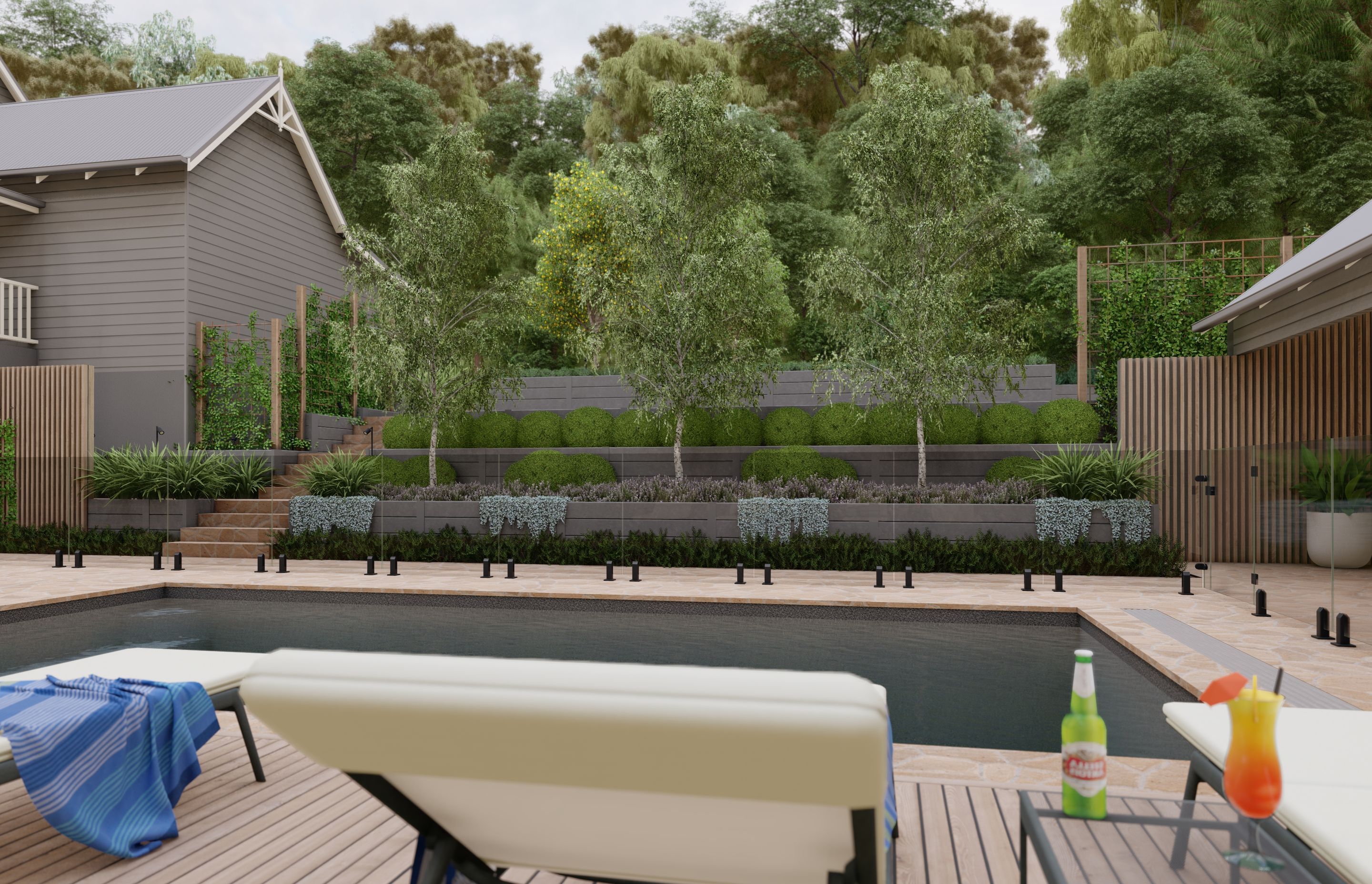 3D Renders: Anthony Scott | Pool design