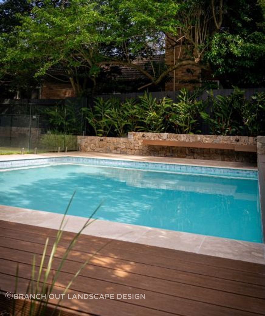 Cotswold Wall Cladding | Classic Travertine | Branch Out Landscape Design | Outdoor Residential
