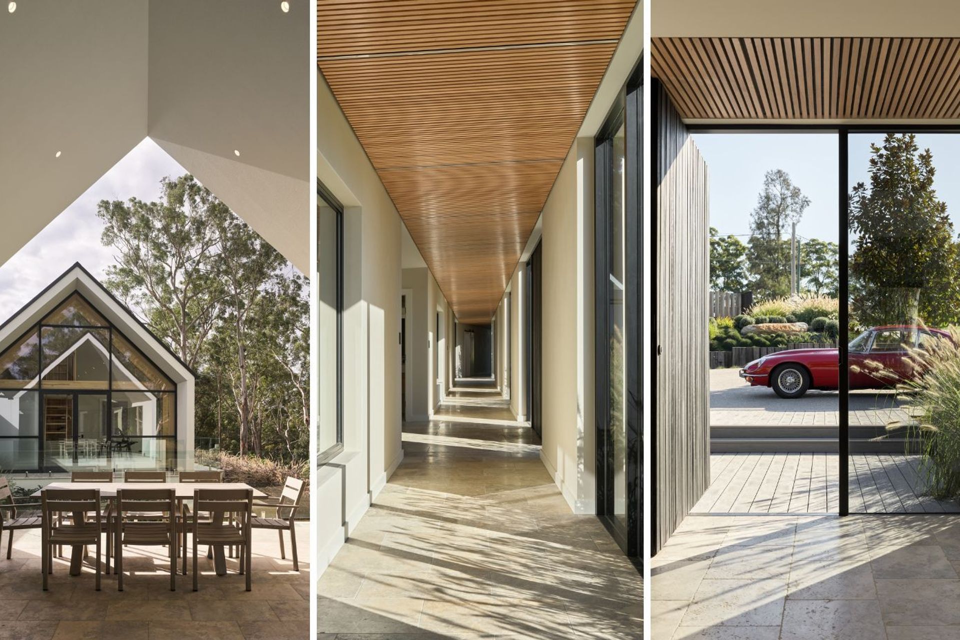 Silver Ash Premium Travertine Tumbled | Mallinger Constructions | Andrew Donaldson Architecture & Design | Crystal Pools | Rolling Stone Landscapes