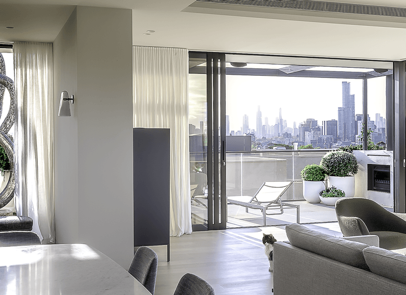 Penthouse roof garden