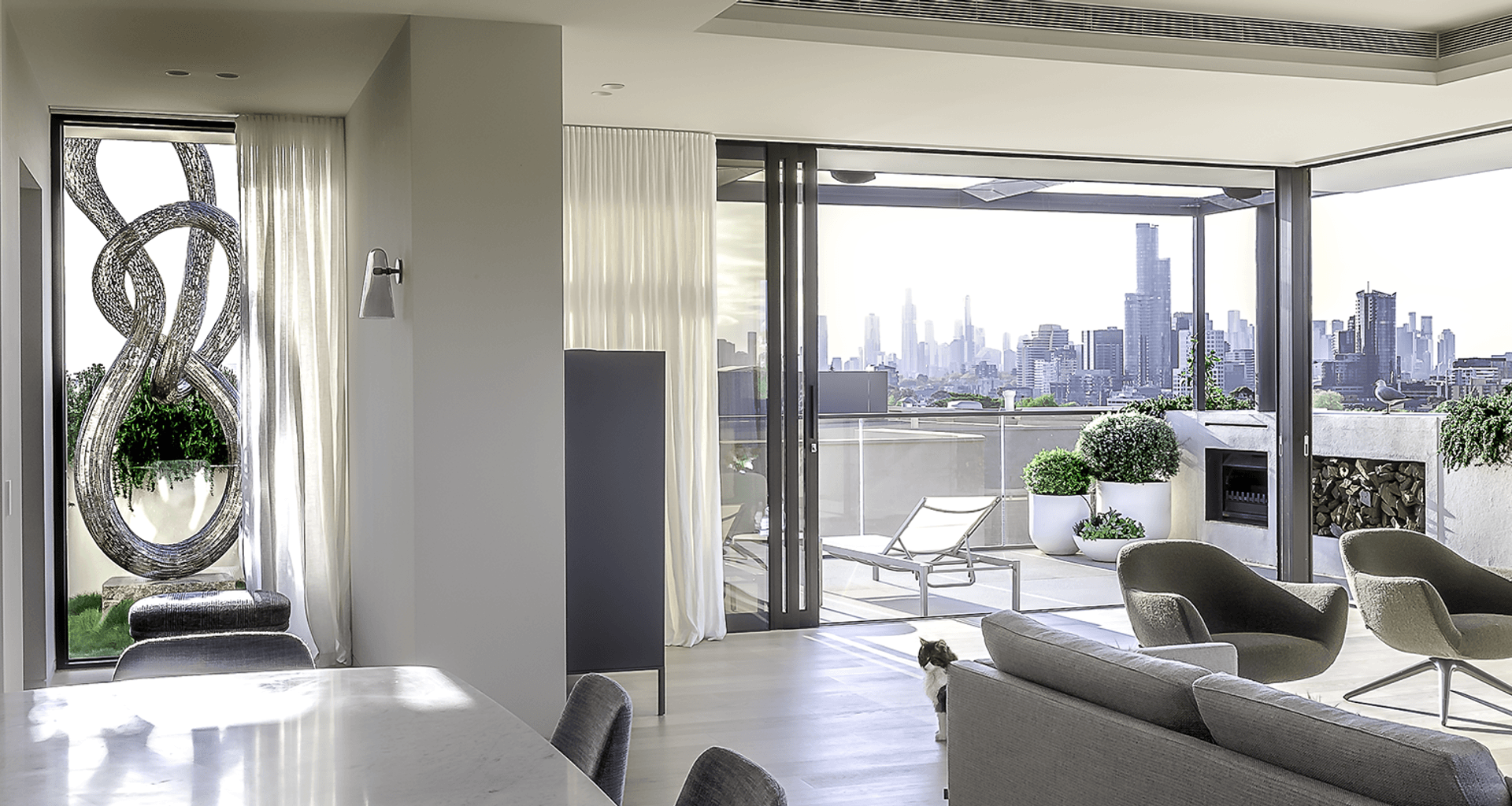 Penthouse roof garden banner