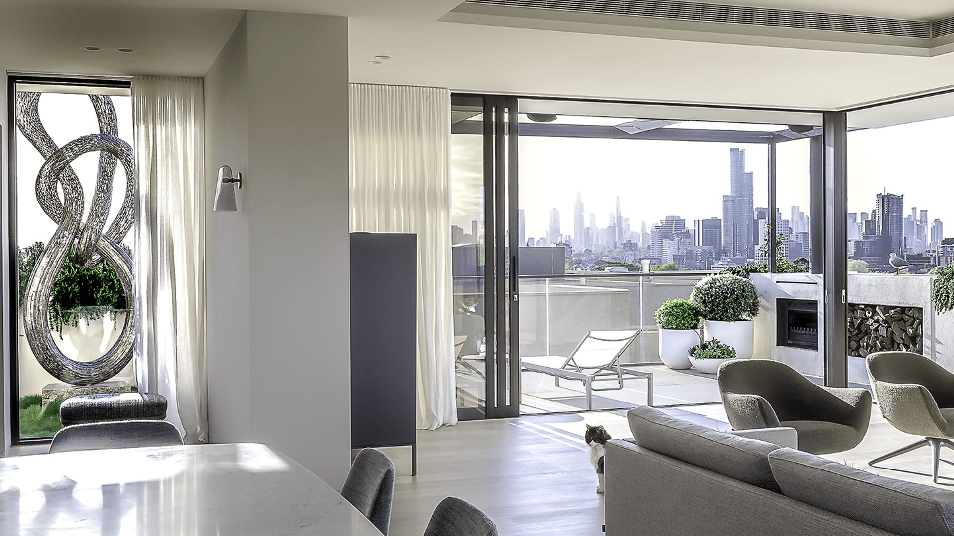Penthouse roof garden banner