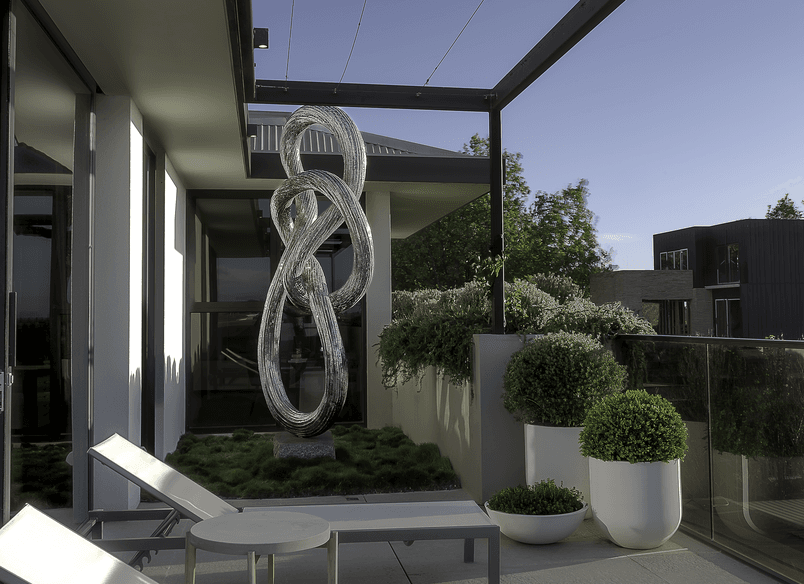 Penthouse roof garden