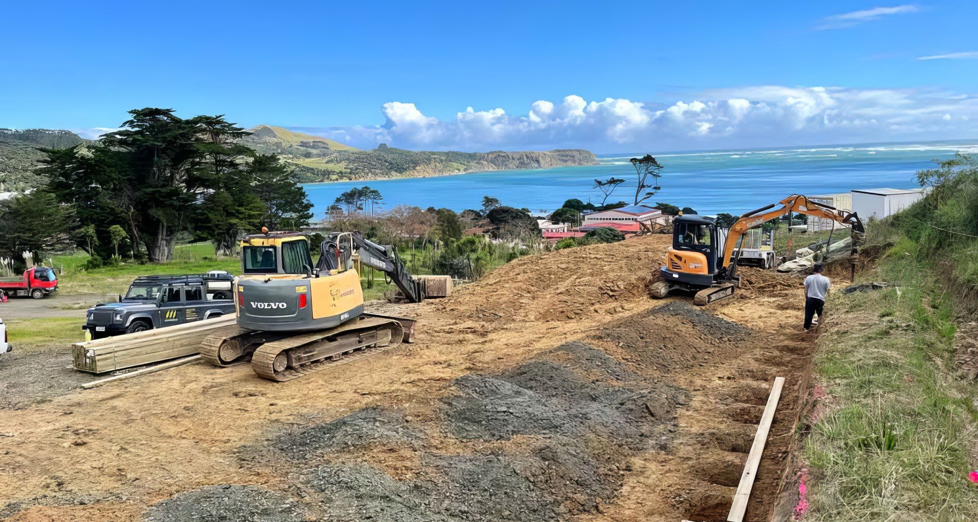 Waianga Place, Opononi - Retaining Structures banner